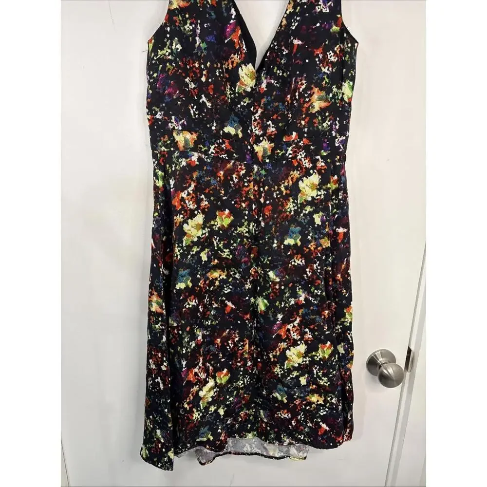 GAP‎ Maternity Sleeveless Dress Back Zipp Colorful Size 0 Pockets New With Tags